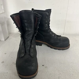 chippewa Waterproof Logger Boots USA Vibram Chip-A-Tex 10 1/2 - Bild 1 von 4