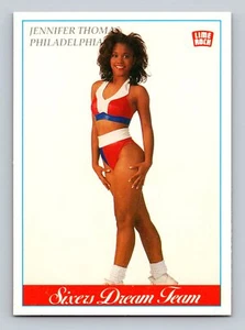 1991 Lime Rock Pro Cheerleaders Preview #20 Jennifer Thomas Philadelphia 76ers - Imagen 1 de 2