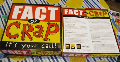 Fact Or Crap It's Your Call Board Game Family Fun time  8 to Adult 2006 Complete - Image 1 of 4