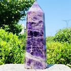 3.19Lb Natural Dream Amethyst Obelisk Quartz Crystal Wand Point Reiki Healing