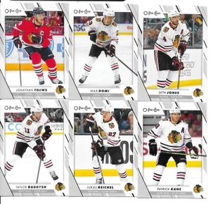 2023-24 OPC Team Set 21 cartas Blackhawks Mrazek con 6 RC Philp Kaiser (SIN Bedard) - Imagen 1 de 4