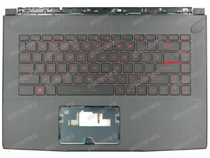 FOR MSI Thin GF63 10UC GF63 10UD Palmrest Keyboard LED US-International