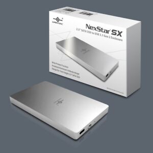 Vantec NexStar SX 2.5” SATA SSD to USB 3.1 Gen 2 Type C Enclosure