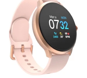 iTOUCH Sport 3 Smart Watch Bluetooth Heart Rate Calorie Tracker Pink - Photo 1 sur 11