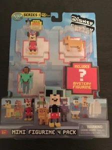 Disney Crossy Road Minnie Simba Wasabi Sin Jengibre + Misterio Paquete de 4 Serie 1 NUEVO - Imagen 1 de 1