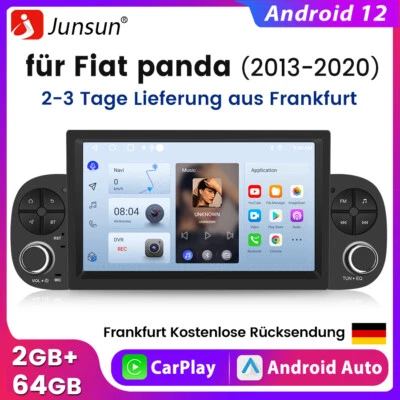 RADIO PER FIAT PANDA 312 6.2" BLUETOOTH USB MP5 GPS WI-FI ANDROID CARPLAY 64GB  - Bild 1 von 4