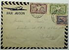 1949 Vietnam Indochina Airmail Cover Saigon to Pondichery India
