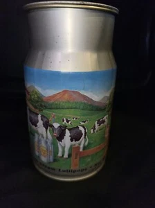 CHUPA CHUPS Milk Cow Tin Can 2nd Edition Collectible Ice Cream Lollipops Bank - Picture 1 of 4