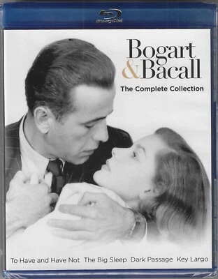 Bogart and Bacall: The Complete Collection Blu-ray Region Free Inc Reg Post - image 1 of 3
