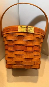 Longaberger 1988 Edition Christmas Collection Weihnachtsstern Korb in rot 2 Sigs - Bild 1 von 10