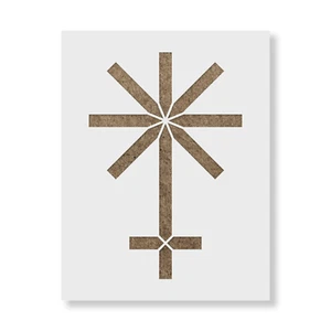 Juno Astrology Symbol Stencil - Imagen 1 de 4