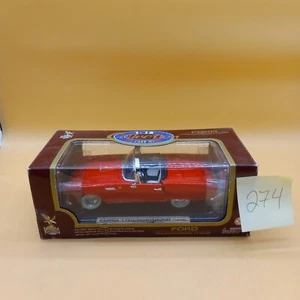 ROAD TOUGH 1955 Ford Thunderbird Red 1/18 Convertible Diecast - Picture 1 of 7