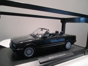1:18 BMW 325 i Cabriolet 1991 E30 nero/nero Norev edizione limitata - Foto 1 di 8