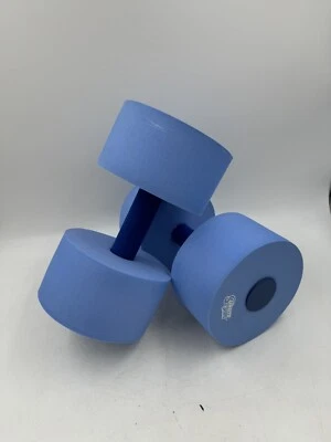 Sunlite 运动高密度泡沫哑铃套装水重蓝色 — 第 1/4 张图片