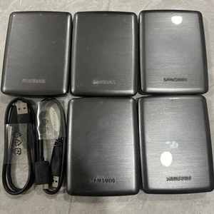 5 Samsung P3 Portable 500GB External HDD USB 3.0 Drive Black 2.5" tested working - Afbeelding 1 van 2