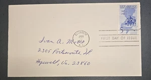 New Jersey Colonization Tercentenary FDC, Scott #1247, JUN 15,1964, Elizabeth - Picture 1 of 2