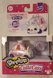 Shopkins - Cutie Cars - Carriage Cruiser - QT4-10 w/Mini Shopkin - Die-cast - Picture 1 of 3