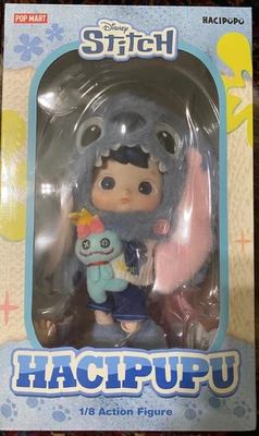 Figura de acción POP MART HACIPUPU Stitch Doll 1/8 altura 20 cm NUEVO VENDEDOR DE EE. UU. Foto 1 de 4