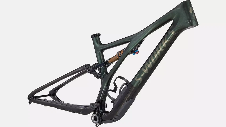 Cuadro de carbono Specialized S-WORKS Stumpjumper 2021 S1 XS FSR 29 verde roble NUEVO Foto 1 de 1