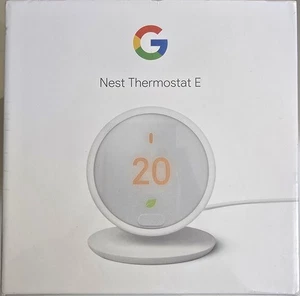 Google Nest Thermostat E – UK Model HF001235-GB – Sealed Smart Heating - Picture 1 of 3