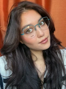 New WOOW Paris Be Cult 1 9445 53mm Round Semi-Rimless Women's Eyeglasses Frame - Picture 1 of 11