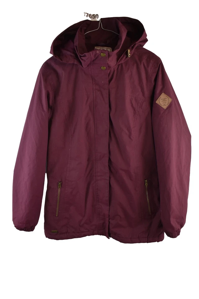 Abrigo de lluvia púrpura REGATTA talla Uk 10 para mujer cremallera completa con capucha informal al aire libre Foto 1 de 4
