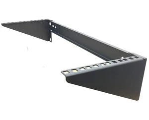 4U Folding 19" Steel Wall Mountable Vertical Network Equipment Rack w/ Hardware - Afbeelding 1 van 13