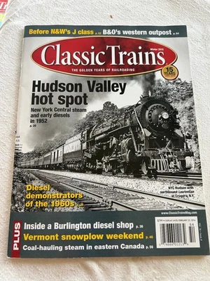 Classic Trains Magazine Winter 2015 Vol 16 Issue 4 Hudson Valley Diesel Foto 1 de 2