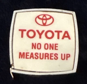 Vintage ‘Toyota No One Measures Up’ 56” Measuring Tape Auto Advertising - Picture 1 of 2