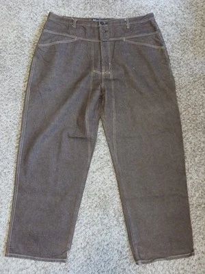Pantalones de mezclilla holgados Marithe Francois Girbaud marca X para hombre 42x31 marrón Y2K años 90 Foto 1 de 4