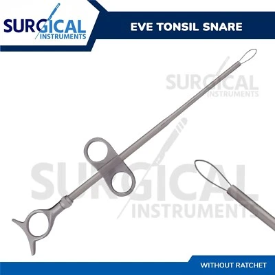Eve Tonsil Snare Cirúrgico Oral Instrumentos Médicos Sem Catraca Alemão Gr - Imagem 1 de 3