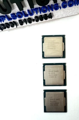 Lote de 3 procesadores Intel Xeon E3-1240V5 3,50 GHz cuatro núcleos CPU SR2LD Foto 1 de 2