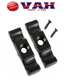 Turn Button Latch Thumb Catch Black Rabbit Hutch Shed Door Pack of 2 40 or 50mm - Picture 1 of 2