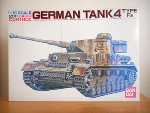 Vintage 1982 Bandai RC 1/15 German Panzer IV type F2 NIB - Picture 1 of 3