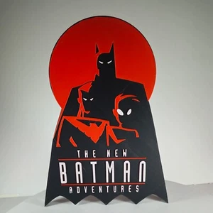 Insegna Logo Stampato in 3D The New Batman Adventures | Decorazione Fumetto Arte Scaffale - Foto 1 di 6