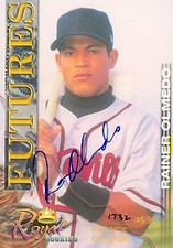 Rainer Olmedo autographed Baseball Card (Cincinnati Reds) 2001 Royal Rookies #19