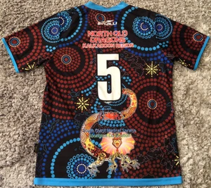 C101 North Qld Dragons Mt Isa Australia Players Soccer Jersey Shirt Mens S VGC - Picture 1 of 10