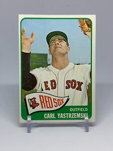 1965 Topps Baseball #385 Carl Yastrzemski - HOF Boston Red Sox