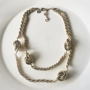 Nuevo Collar 17" Banana Republic Doble Hilo Regalo Moda Mujeres Fiesta Joyería - Imagen 1 de 3