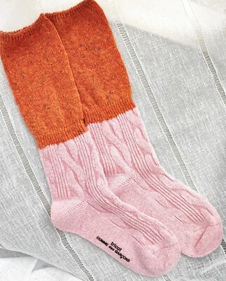 Calcetines Tricot comme des garçons ROSA azúcar caramelo color mezcla lana nuevos sin etiquetas Foto 1 de 4