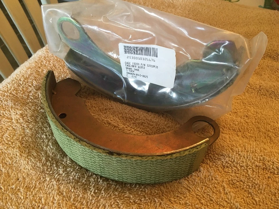 Pair NOS Military Trailer Brake Shoes M416 - Image 1 of 1