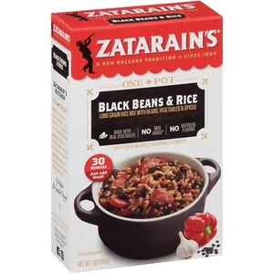Zatarain's Black Beans & Rice, 7 oz 7 Ounce (Pack of 1) - Picture 1 of 5