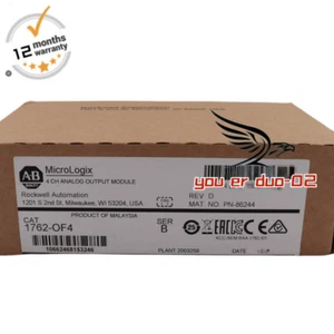 New & Sealed Allen-Bradley 1762-OF4 SER B MicroLogix 4CH Analog OUTPUT Module AB - Picture 1 of 2