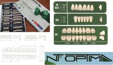 DENTI PROTESI RESINA G SERIE 3 STRATI SET NT OPTIMA BOCCA COMPLETA