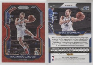 2020-21 Panini Prizm Ruby Wave Prizm Bojan Bogdanovic #72
