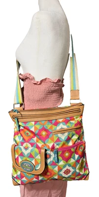 Bandolera mensajera Lily Bloom Green Living Foto 1 de 4