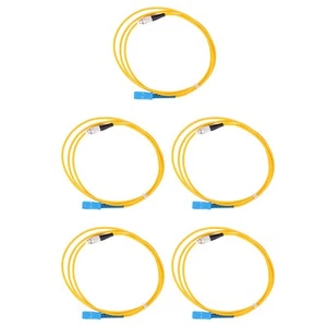 5PCS Fiber Jumper SC FC Single Mode- Fiber Optic Kabel Patchkabel Für - Afbeelding 1 van 9