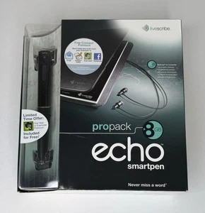 New SEALED Livescribe Echo Recording Smart Pen 8GB Mac Windows New Open Box - Bild 1 von 4