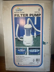 VTG The Wet Set Krystal Clear Filter-Pump #58631 Swimming Pool Pump Model 108R - Picture 1 of 18