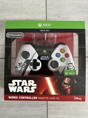 Power A Star Wars Stormtrooper Xbox 360 Gamepad wired Controller RARE NIB - Image 1 of 4